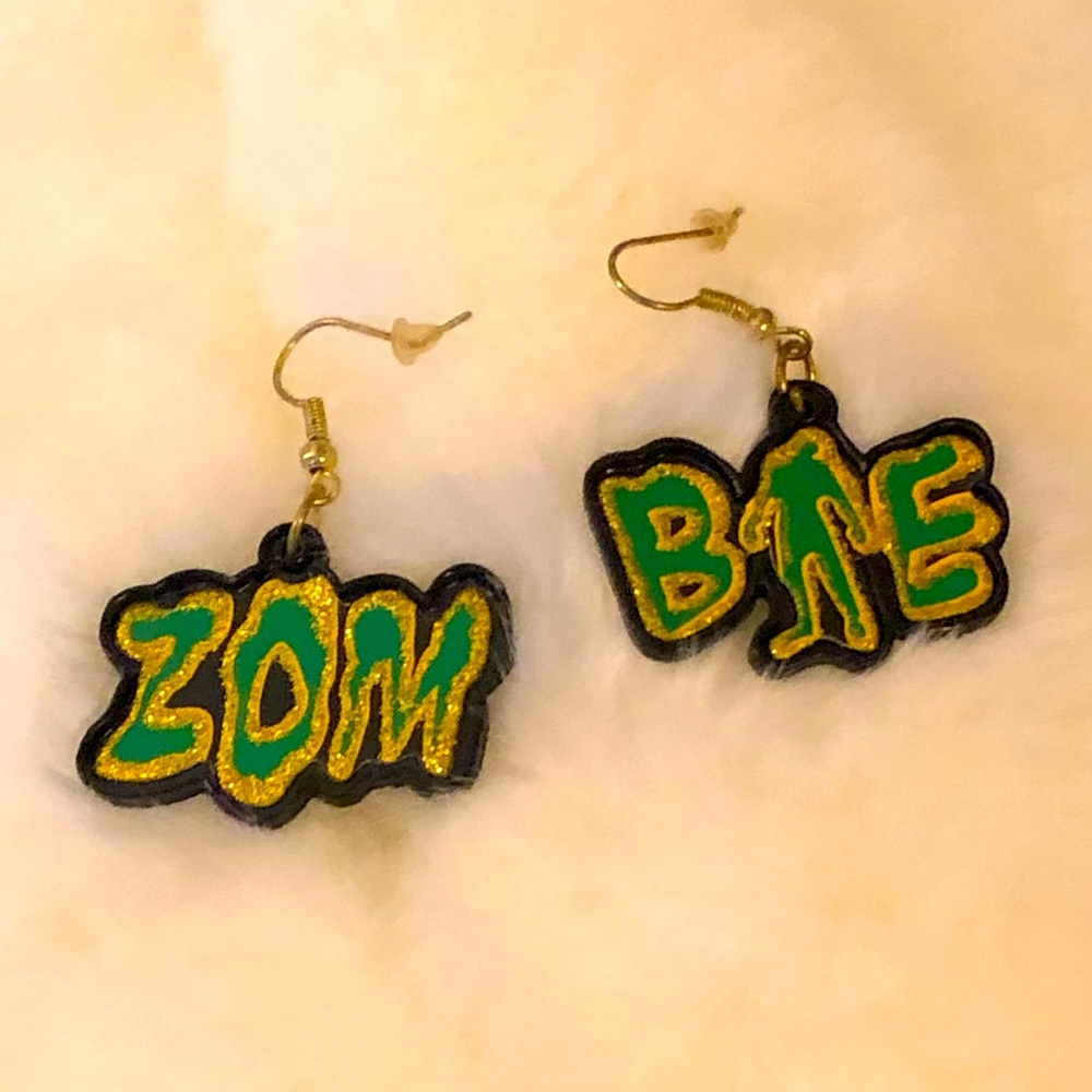 Spooky Zombie Earrings